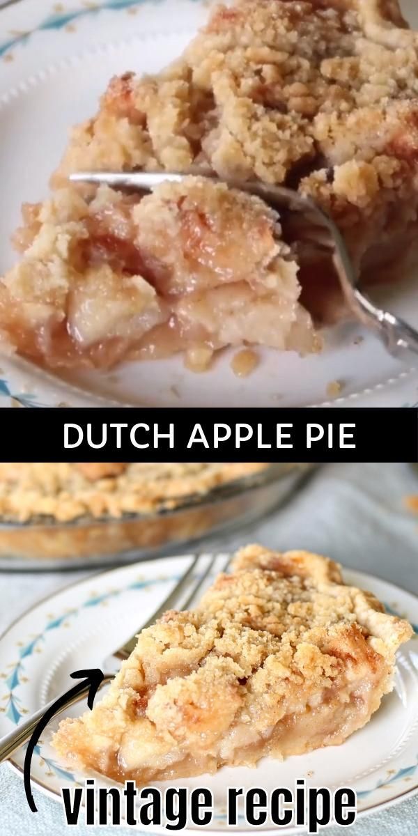 Dutch Apple Pie -