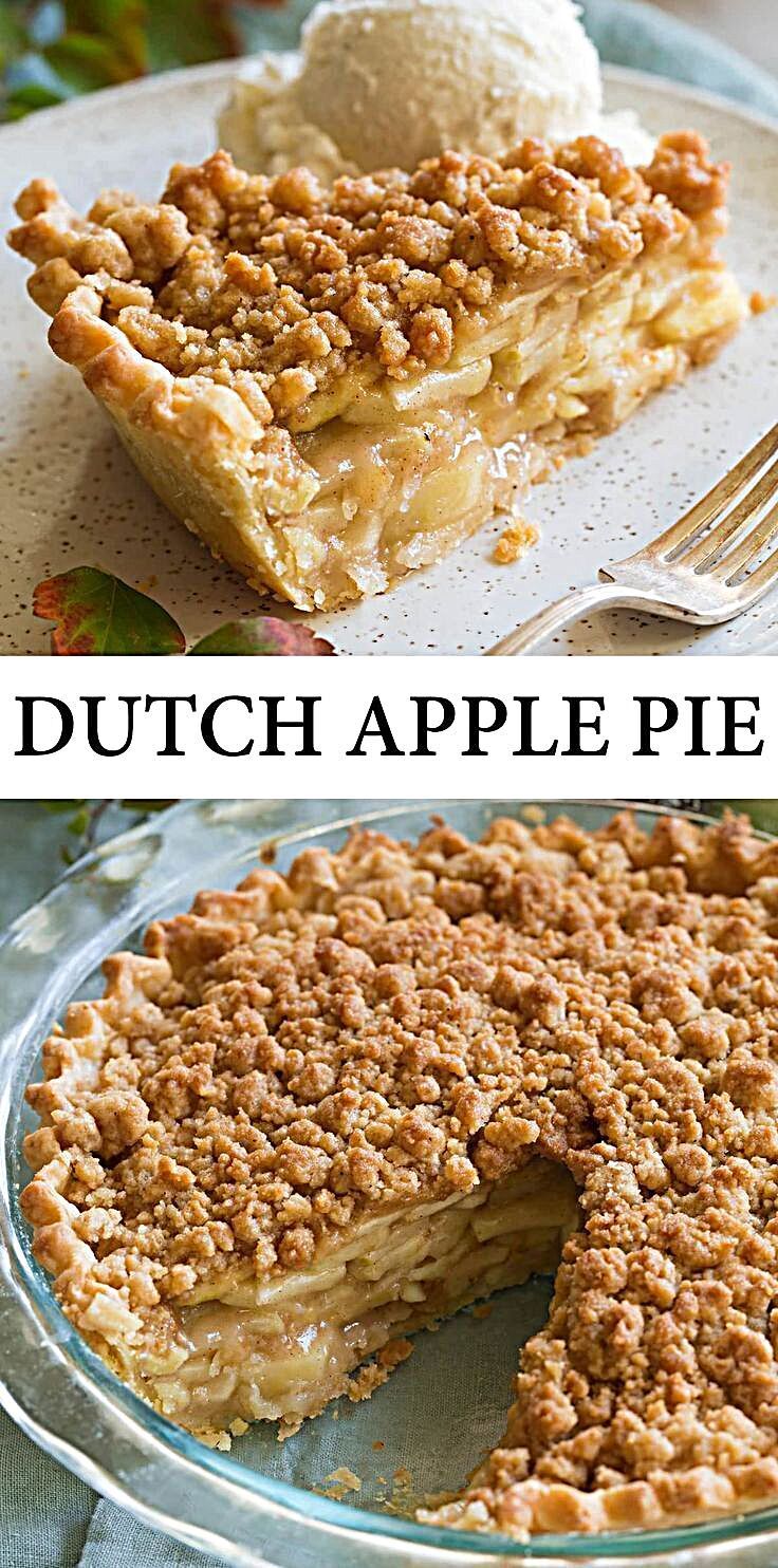 Dutch Apple Pie - this is my all-time favorite apple pie! -   19 thanksgiving desserts pie apple ideas