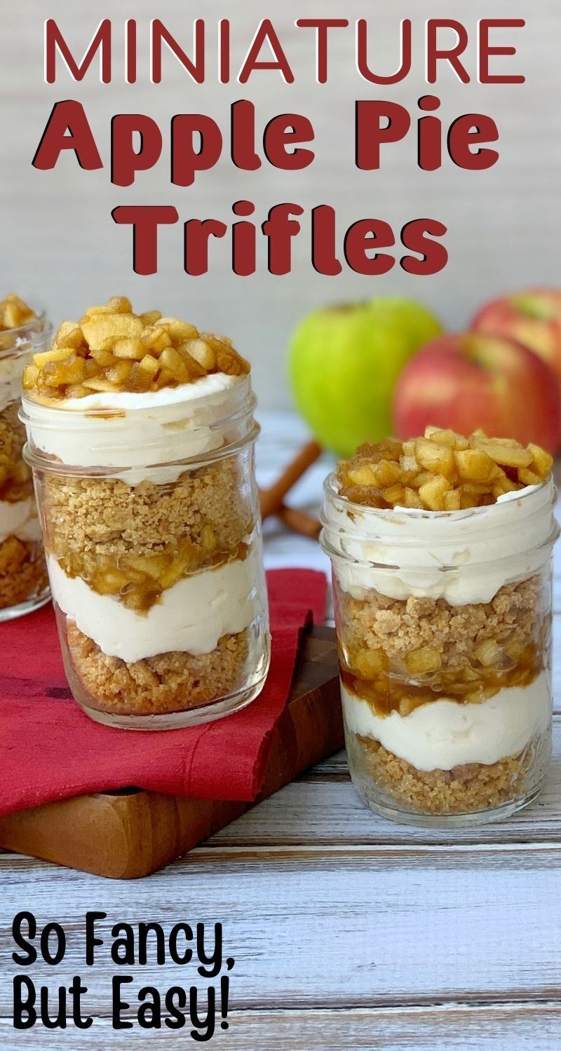 Mini Apple Pie Trifle Recipe (Easy Single Serving Dessert) -   19 thanksgiving desserts pie apple ideas