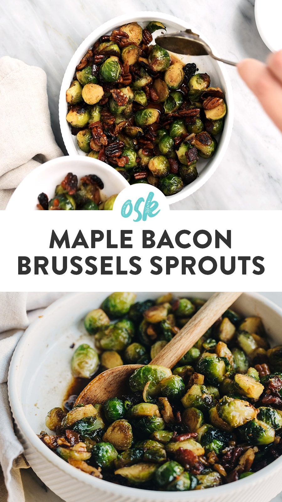 Maple Bacon Brussels Sprouts -   19 thanksgiving sides recipes make ahead ideas
