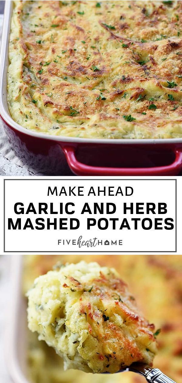 Make-Ahead Garlic -   19 thanksgiving sides recipes make ahead ideas