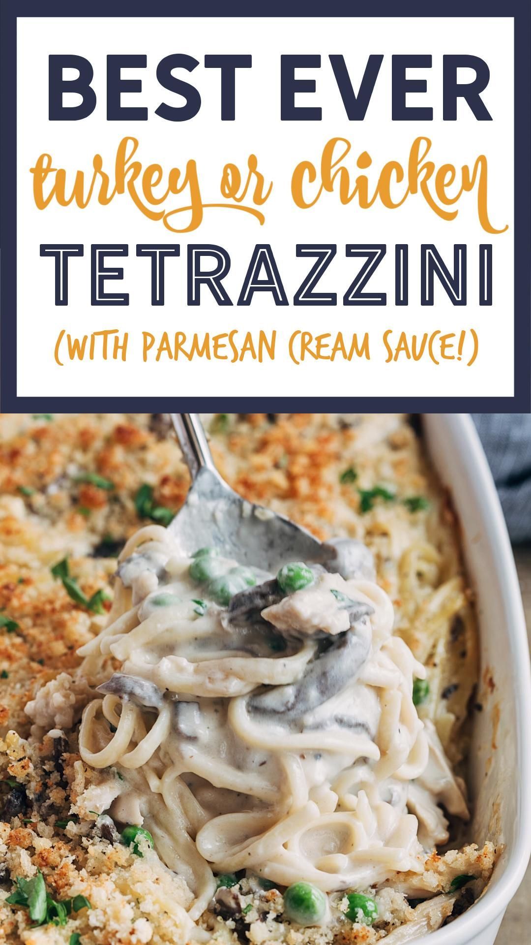 Creamy Turkey or Chicken Tetrazzini -   19 turkey tetrazzini recipe easy ideas