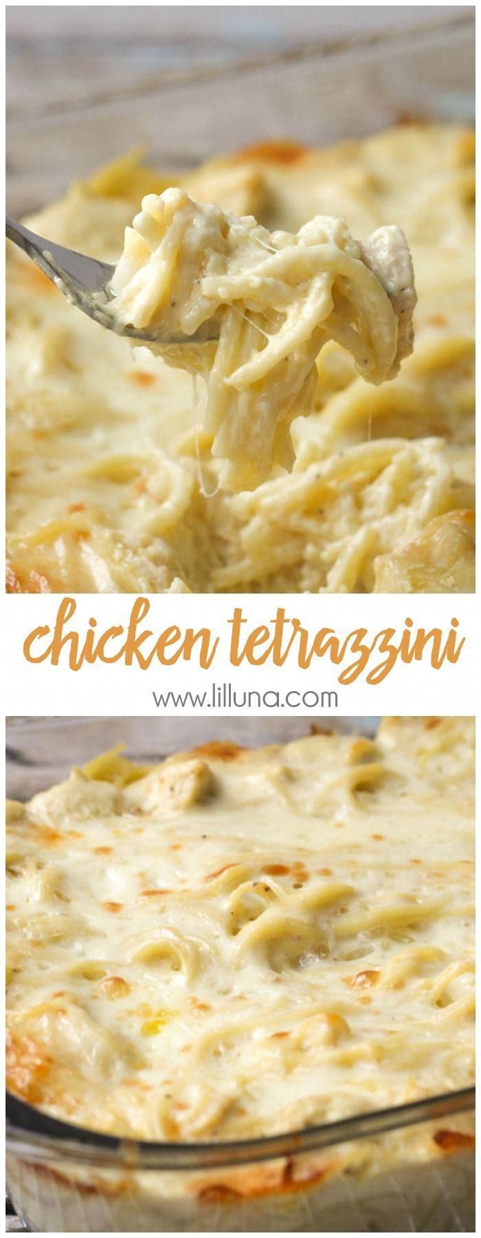 Easy Chicken Tetrazzini Recipe (+VIDEO) | Lil' Luna -   19 turkey tetrazzini recipe easy ideas