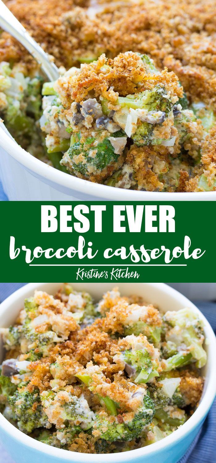 Best Ever Broccoli Casserole -   19 vegetable sides for thanksgiving dinner ideas