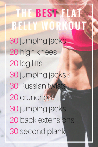 The Best Flat Belly Workout You Can Do at Home -   19 workouts for beginners ideas
