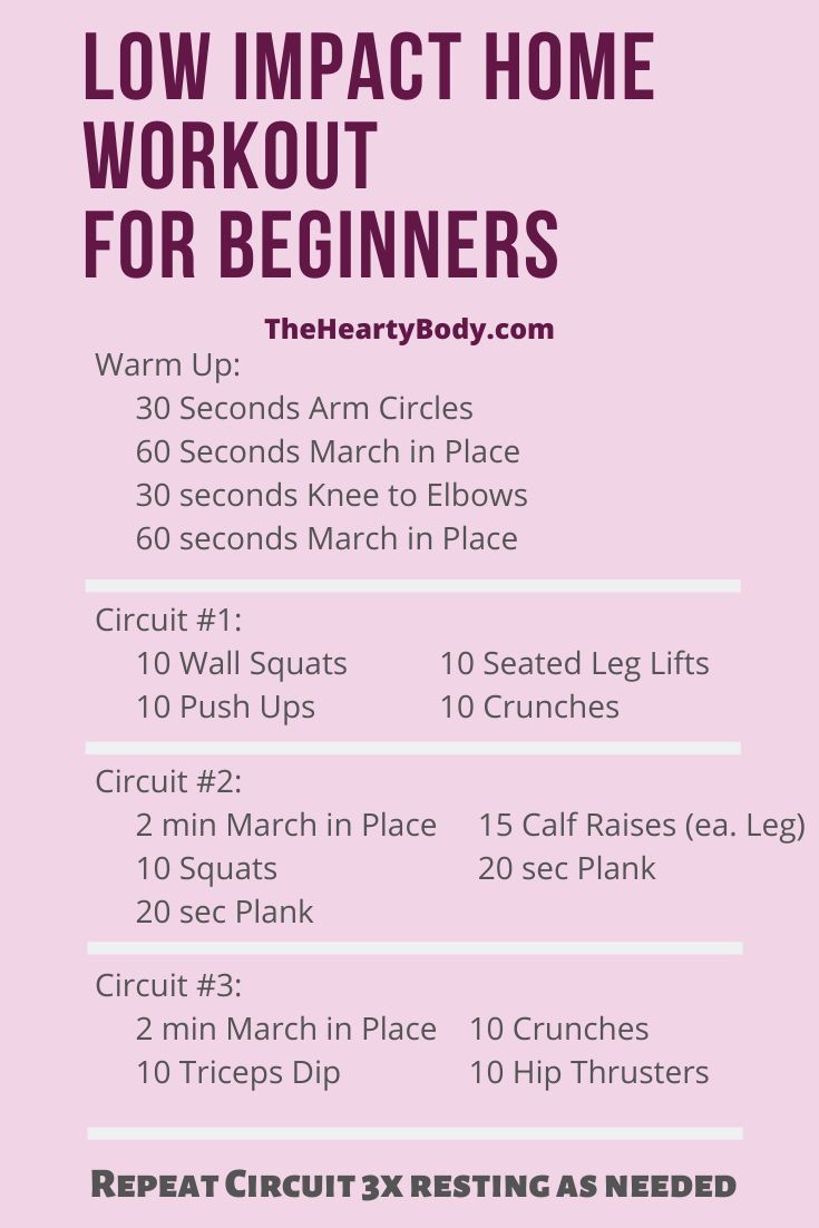 19 workouts for beginners ideas