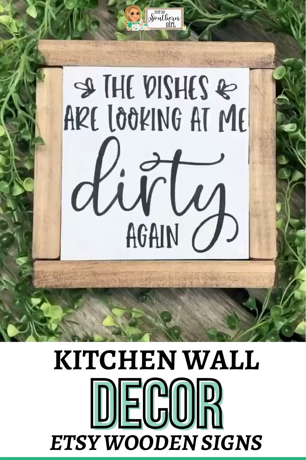Kitchen Wall Decor - Etsy Wooden Signs -   20 home decor signs quote ideas