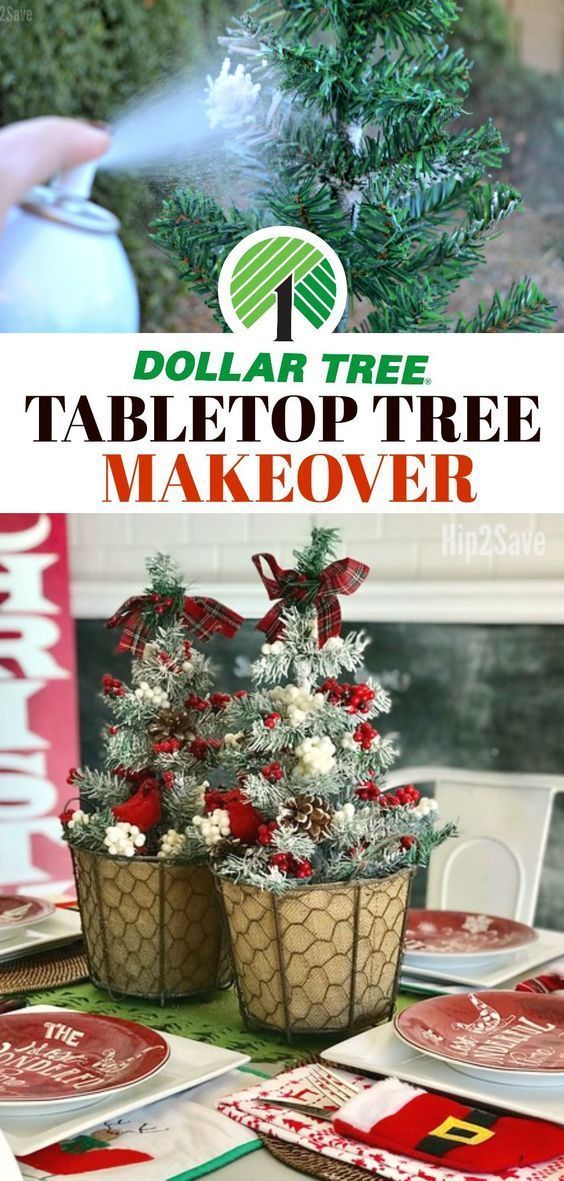 Turn this $1 Dollar Tree Christmas Tree into Festive Home Decor! -   21 christmas decor diy dollar tree 2020 ideas