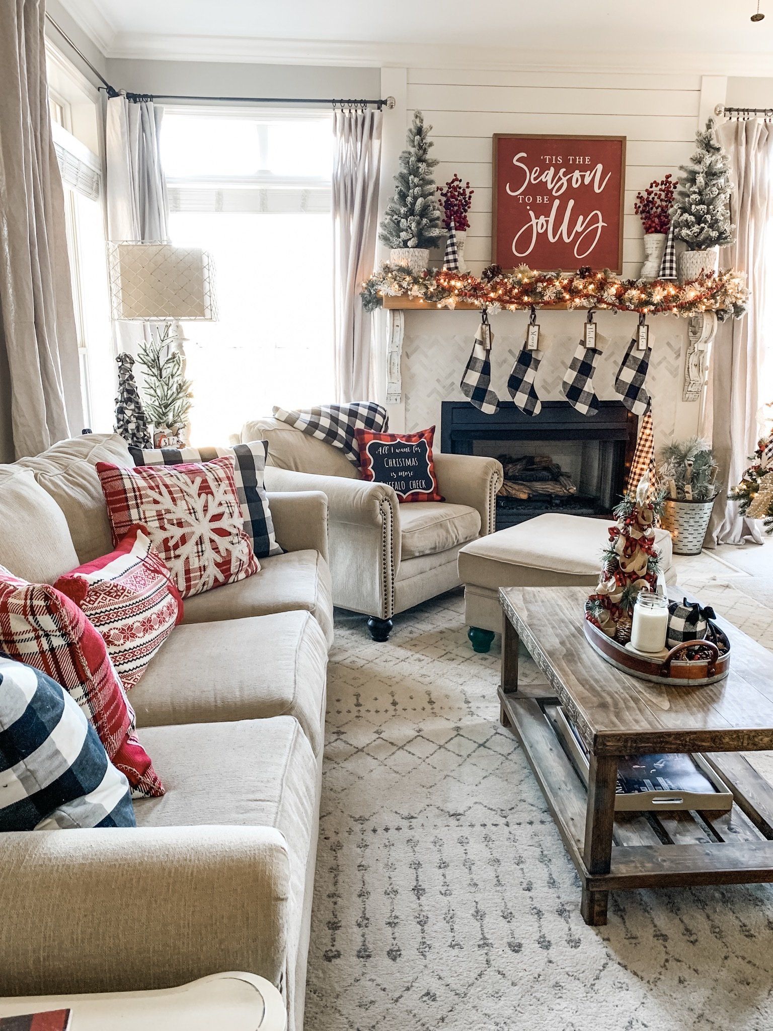 21 christmas decorations living room ideas