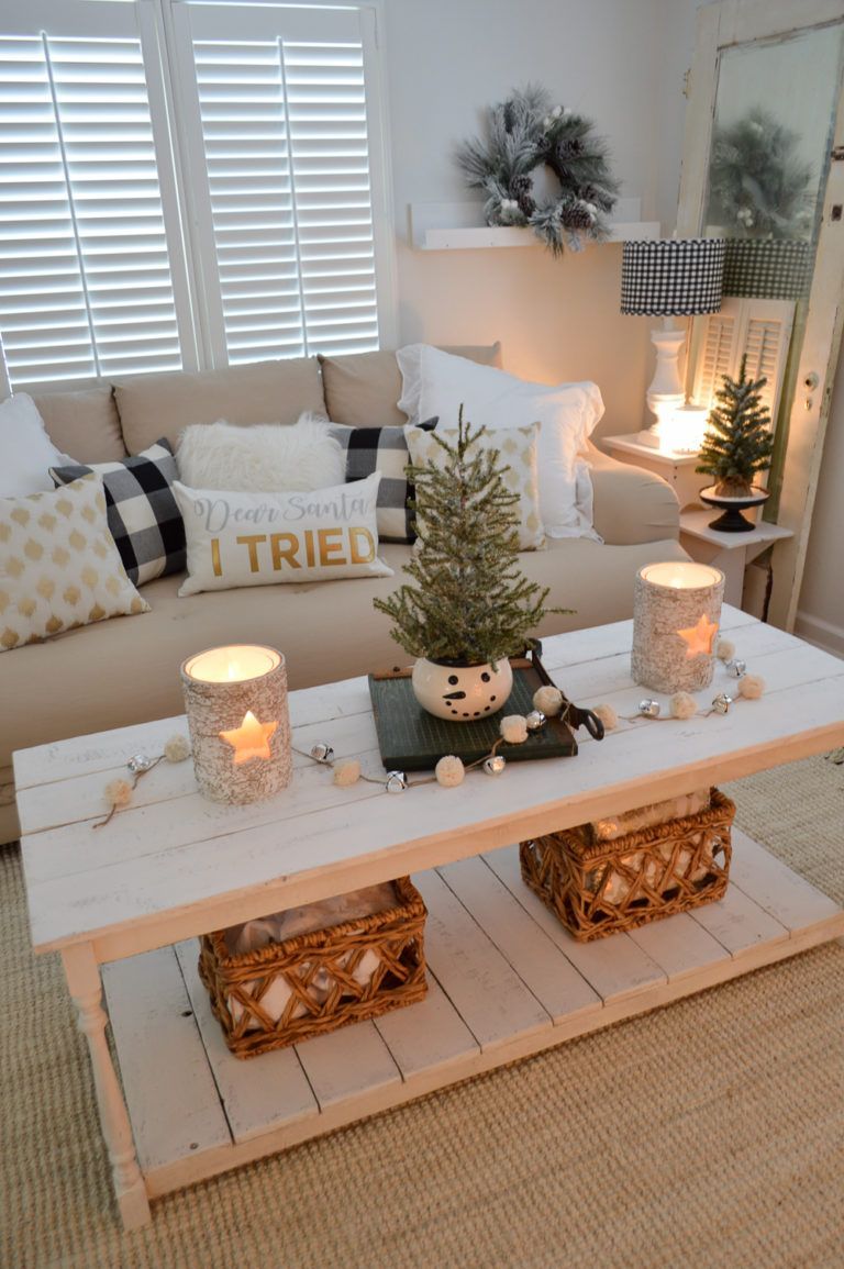 Calm Cozy Christmas Living Room -   21 christmas decorations living room ideas