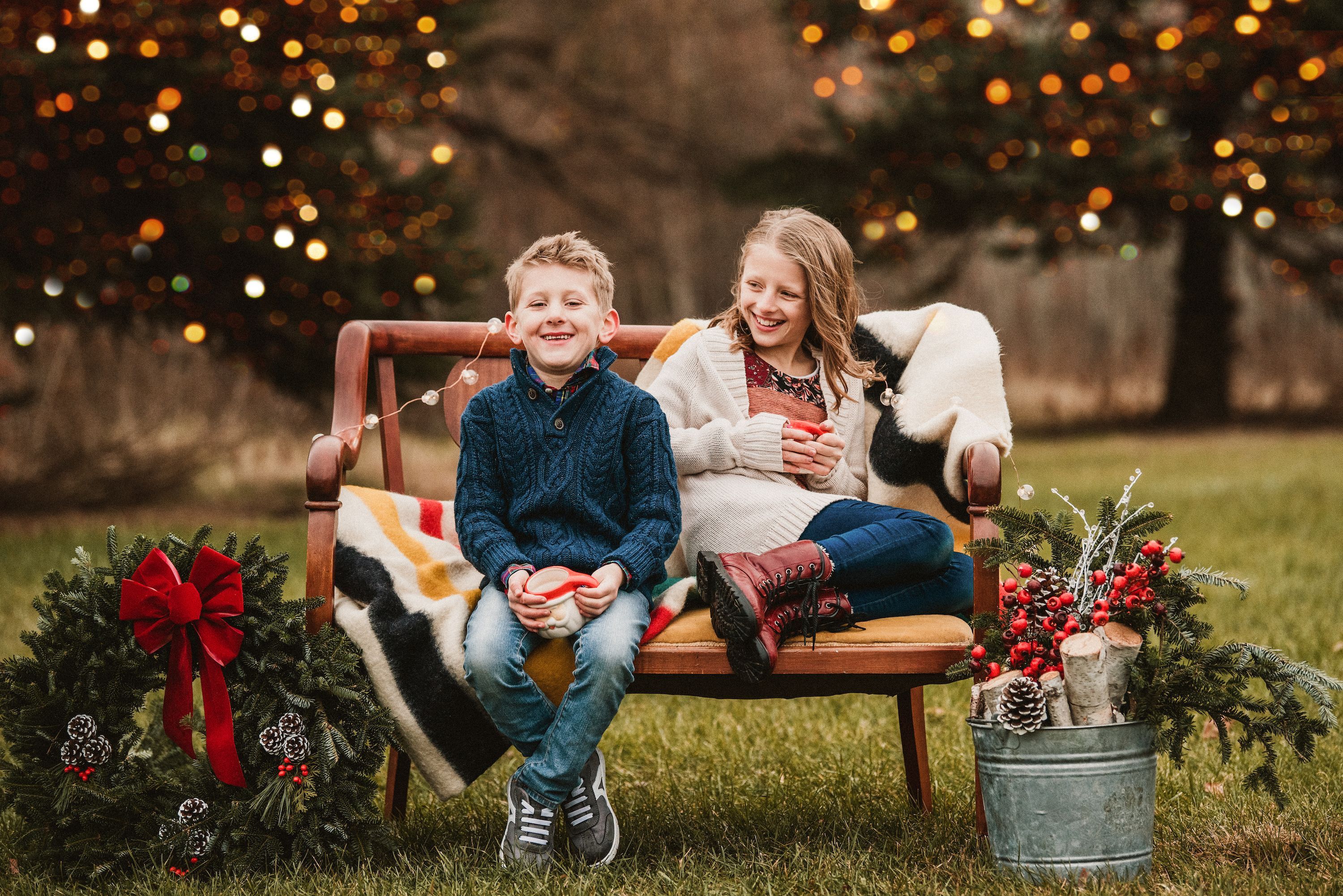 Family Photo Session- Holiday Themed -   21 christmas photoshoot family outdoor ideas