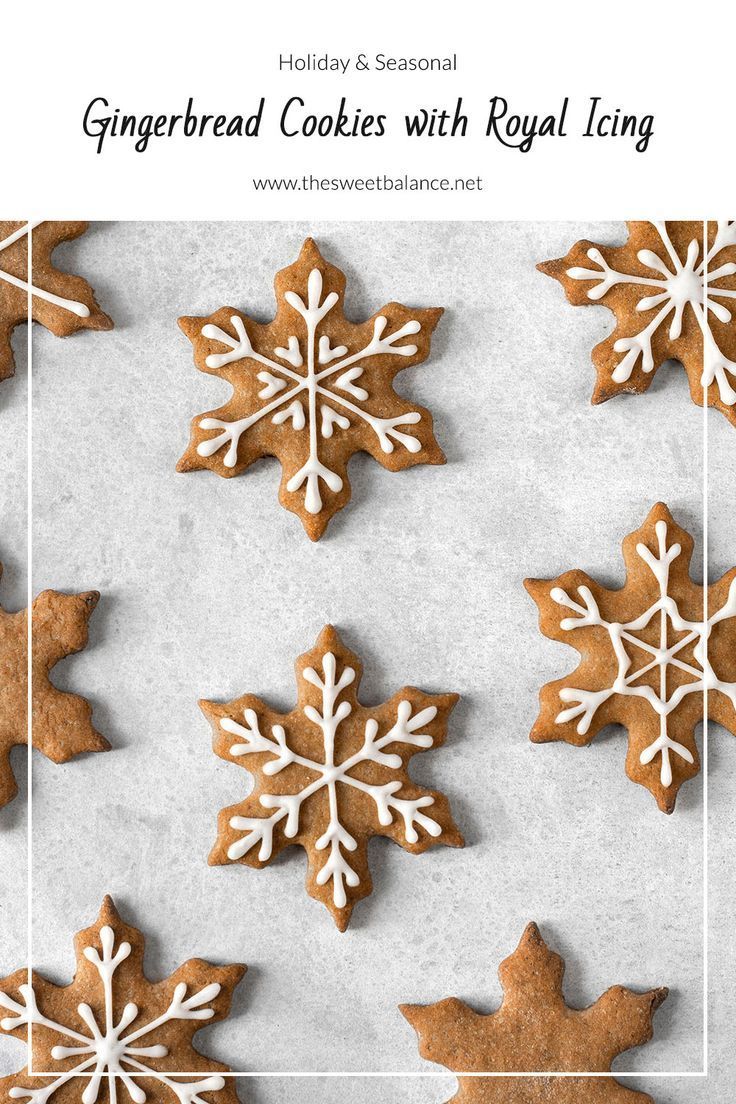 Gingerbread Cookies with Royal Icing | The Sweet Balance -   21 gingerbread cookies decorated christmas ideas
