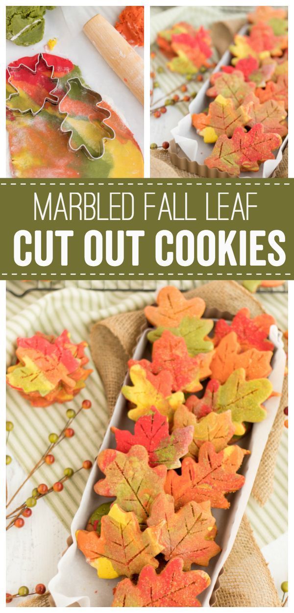 Fall Leaf Cut Out Cookies -   22 thanksgiving desserts kids cookies ideas