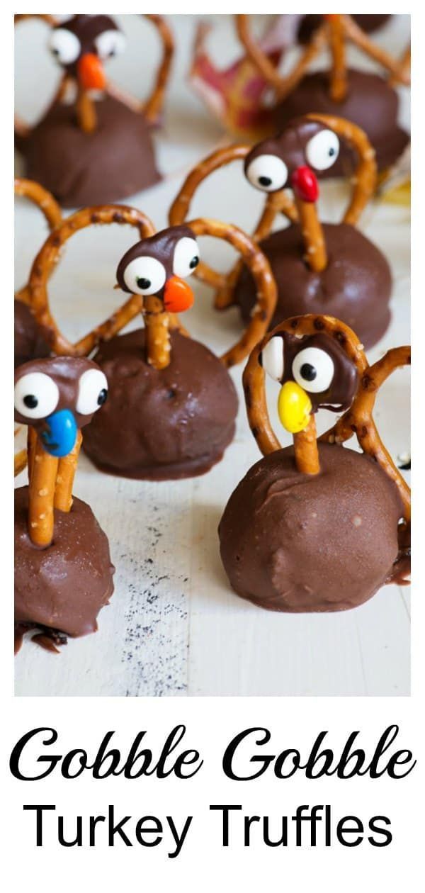 Turkey Oreo Balls for Thanksgiving | Butter & Baggage -   22 thanksgiving desserts kids cookies ideas