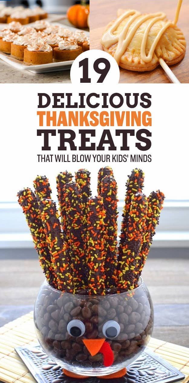 19 Delicious Thanksgiving Treats That Will Blow Your Kids' Minds -   22 thanksgiving desserts kids cookies ideas