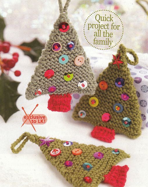 How to Knit - 45 Free and Easy Knitting Patterns – Cute DIY Projects -   23 xmas decorations to make free pattern ideas