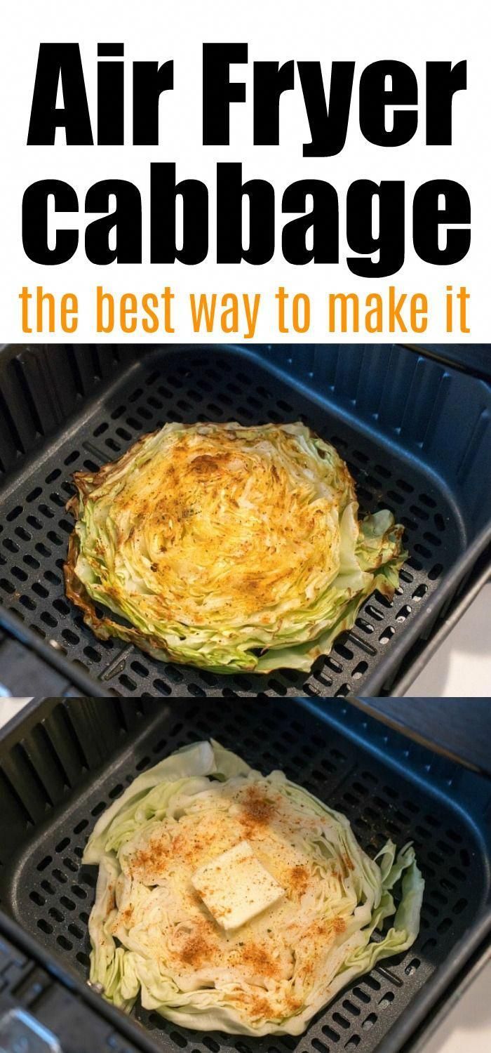 Cabbage Lovers You're in For a Treat with Air Fryer Cabbage Steaks! -   25 air fryer recipes healthy vegetables ideas