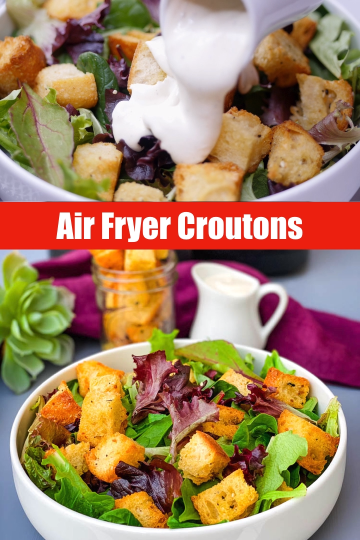 Easy Air Fryer Croutons -   25 air fryer recipes healthy vegetables ideas