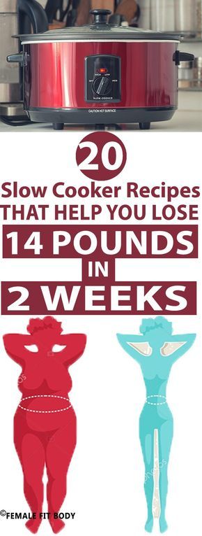 Power on your crock pot. Slow cooker- RECIPES 14pounds in 2 weeks