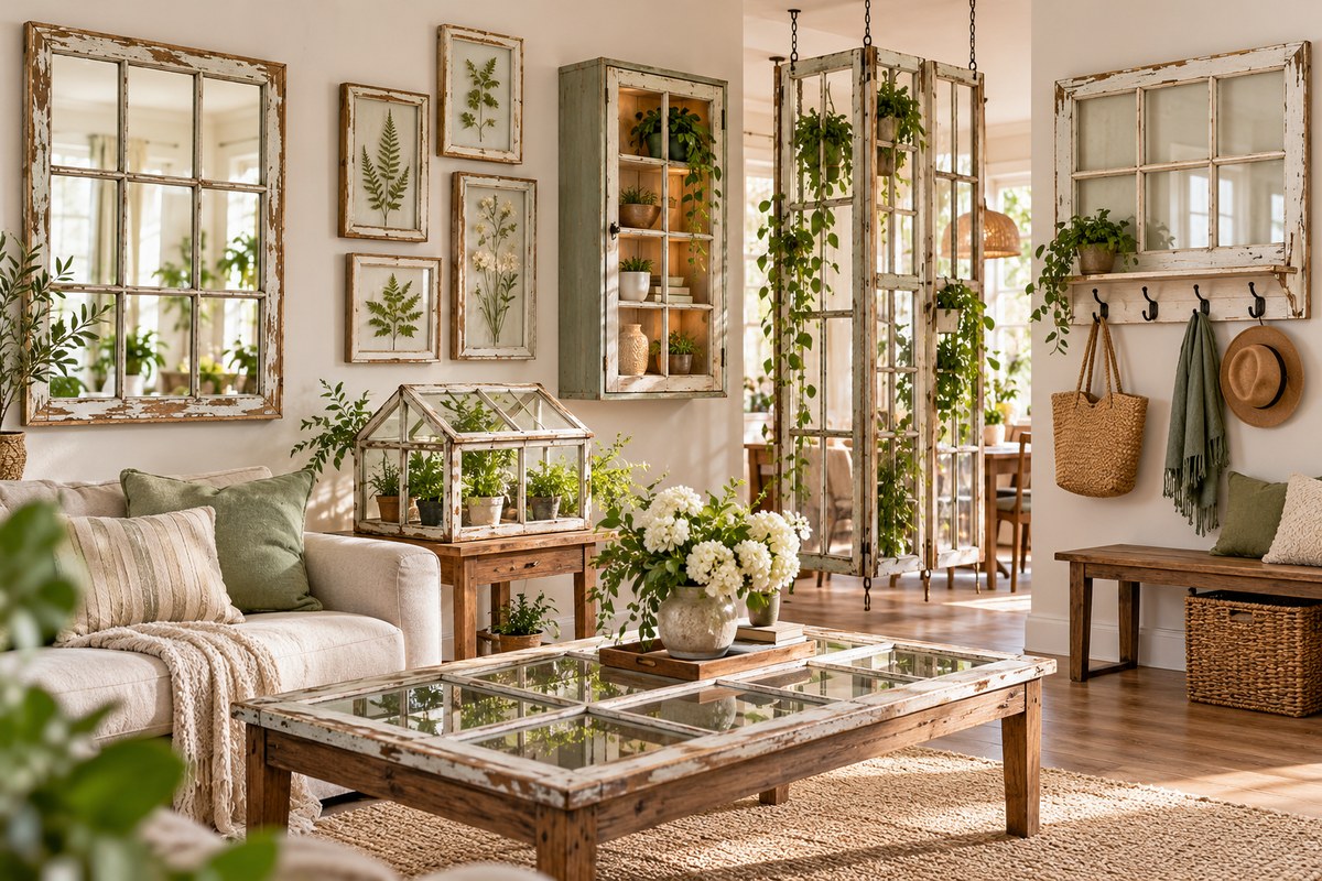 7 Creative Ways to Repurpose Old Windows into Unique Home Decor